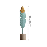 Feather Wooden Decorations Simple Miniature