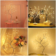 LED Night Mini Christmas Tree Garland Lamp