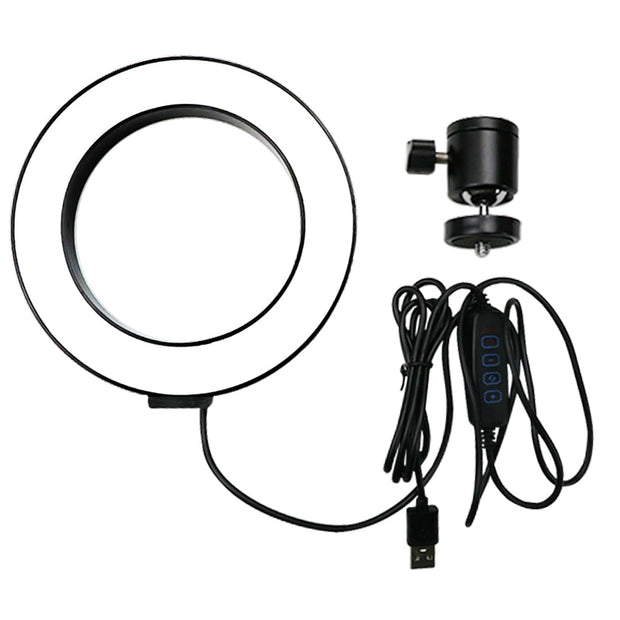 Ring Light LED Lighting With Clip On Laptop