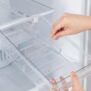 Organizador de almacenamiento de refrigerador ajustable transparente 